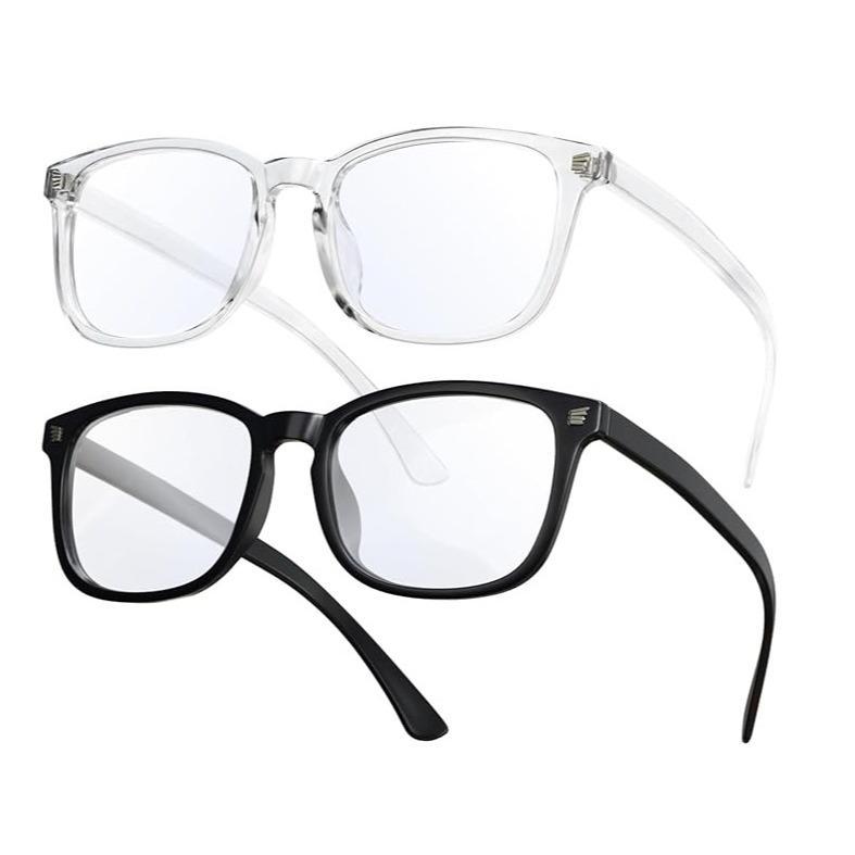 2024 Fashion Glasses,Pro Non-Prescription Decoration Work  Study Daily Use Party Games Glasses for Adult Party Clear Frame Glasses for Women Men, Classic Eyewear for Men Women.