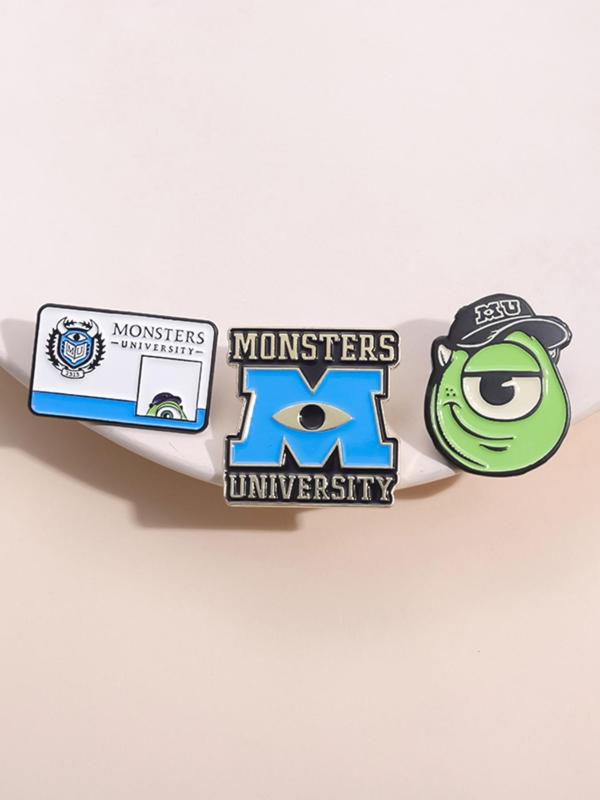 Cartoon Design Brooch, Cute Badge for Backpack & Clothes Decor, Fashion Accessories for Men & Women
