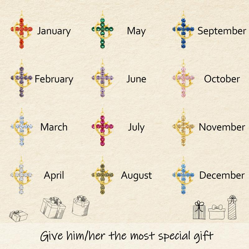 Tewiky Colorful Simple Crown & Cross Pendant Choker Necklace For Women & Men & Girls Pretty Crown Cross Necklace For Daily Party Clothing Decor Trendy All-match & Exquisite Jewelry For Black Friday Christmas Gift