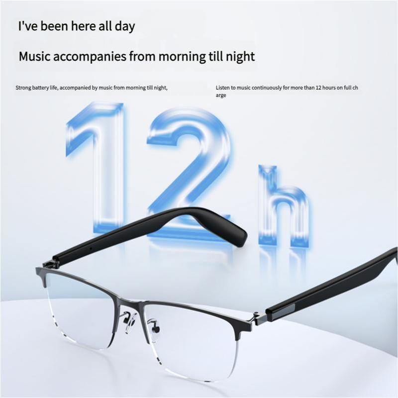 PengTeng Multifunctional Smart Glasses, Wireless Earphone Smart Glasses, Fashionable Lightweight Driving Smart Glasses, Unisex Smart Glasses, Gifts for Boyfriend