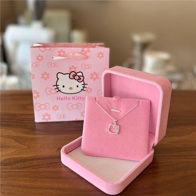 Birthday Gift Kitty Necklace Girl Sweet and Cute Pendant Clavicle Chain To Send Girlfriends Heart Gift