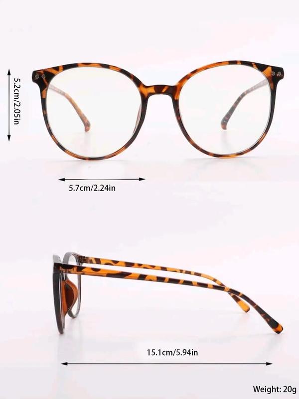 Basic Flat Frame Summer 2024 New Glasses for Party for Women & Men, Fashion Lightweight Eyeglasses for Clothing Decor, Perfect for Back To School Student Daily Use