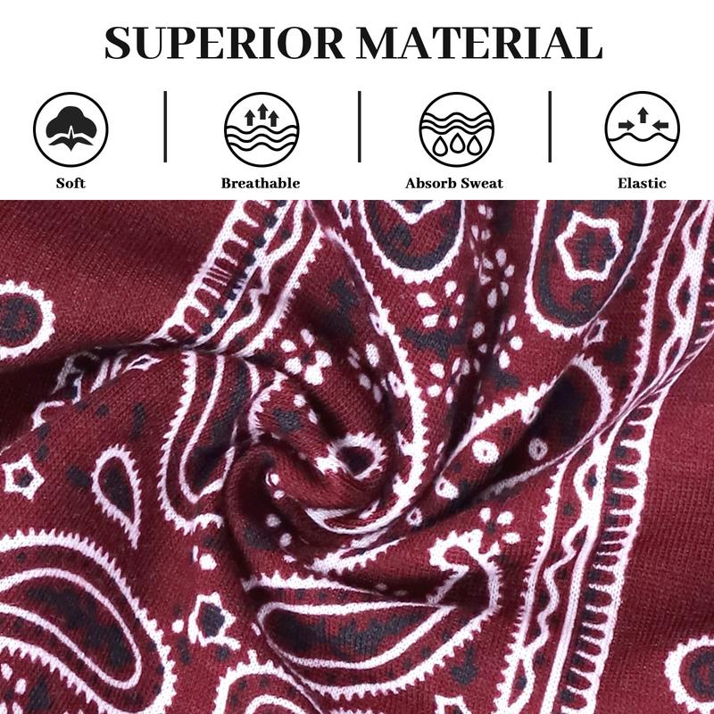 Women's Summer Simple Plain Color Elastic Hair Band for Women,Wide Headbands for Women Knotted No Slip Head Bands Soft Turban Headband Hair Accessories Boho African Solid Color Head Wraps for Women Yoga Workout Pack of 6(Boho)
