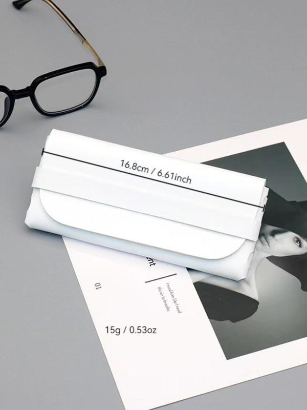 Solid Color Sunglasses Case, Portable Glasses Storage Bag, Glasses Case for Women & Men, Fashion Eyewear Accessories for Daily Life
