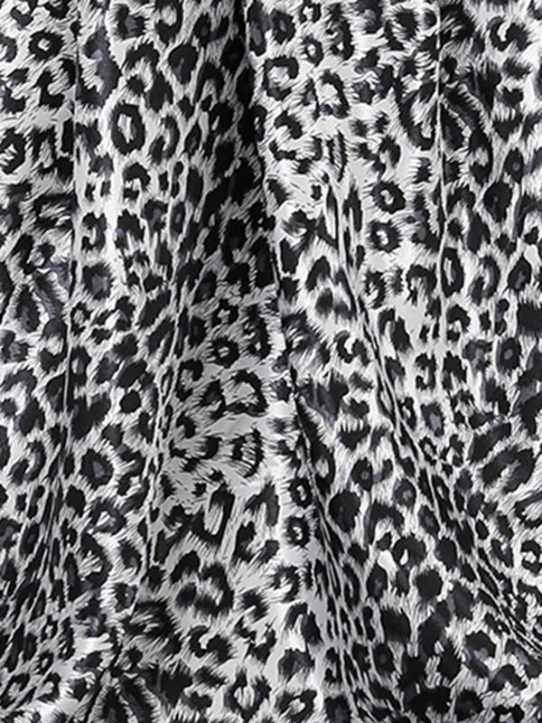 Women's Fashion Leopard Print Scarf, Casual Soft Breathable Headwrap for Daily Wear, Versatile Scarf for All Seasons