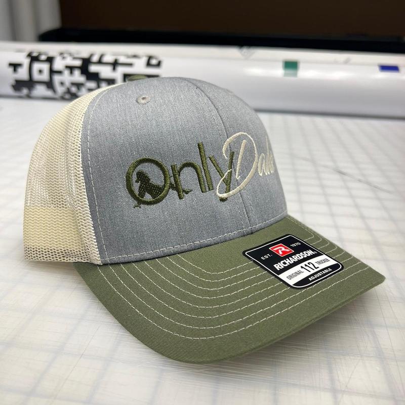 Richardson Only Dads Snapback Hat - Breathing Comfortable Fit for Men and Women in Casual Style