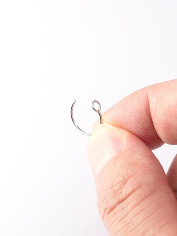 Fashionable Non-pierced Earrings & Nose Rings Set, Cute Rhinestone Decor Earrings & Nose Rings, Body Jewelry for Women & Men, Trendy All-match & Exquisite Jewelry for Birthday Gift