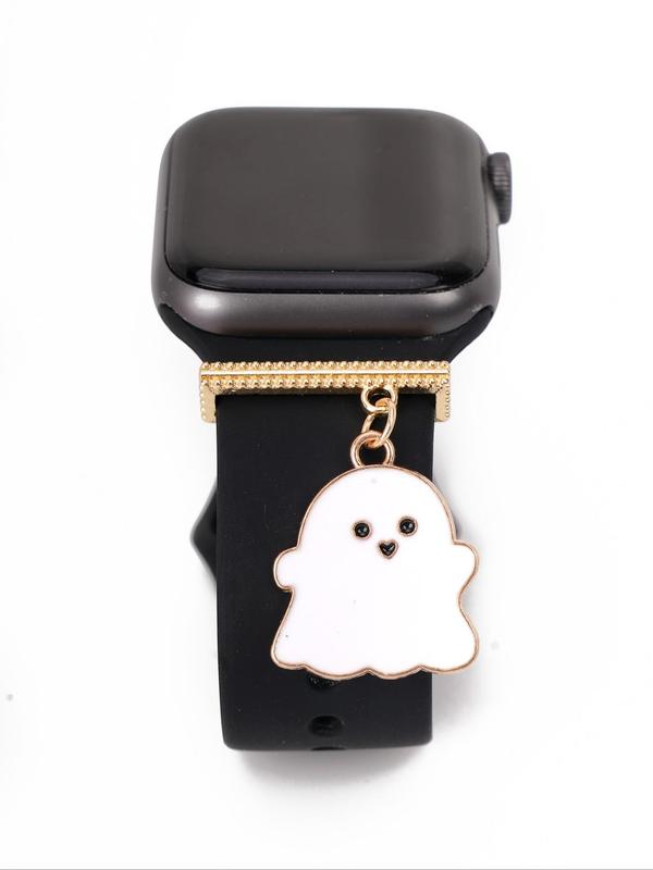 Cute Ghost Design Watch Band Charm, Fashionable Watch Band Decoration Ring for Women & Girls, Trendy All-match & Exquisite Watch Band Charm for Birthday Gift