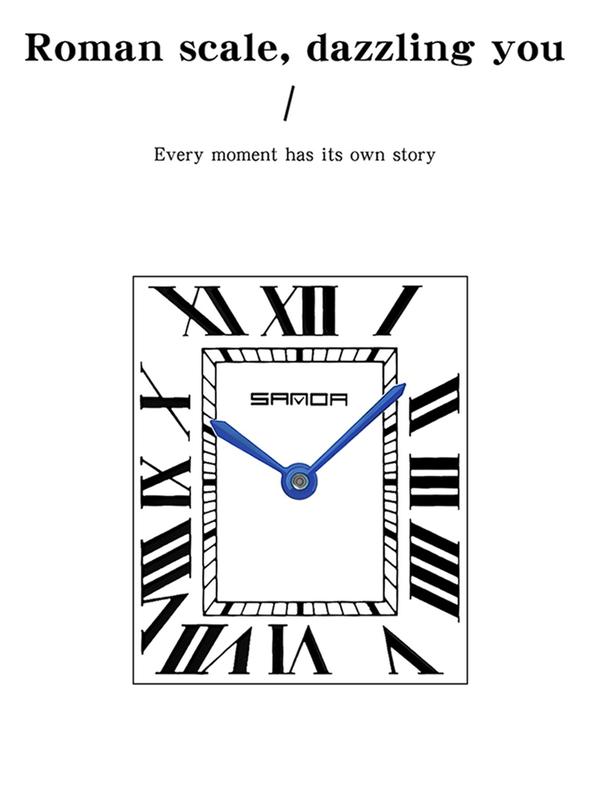 Men's Business Fashion Rectangle Dial Analog Quartz Watch, with Box, Fashion Watch for Party, Daily Decor, Trendy All-match & Exquisite Watch for Birthday Gift