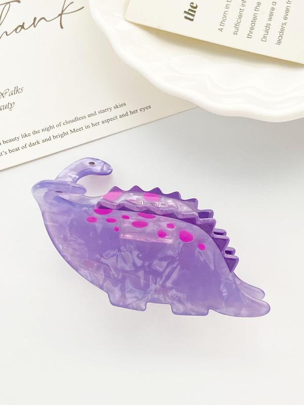 Cute Dinosaur Chameleon Design Hair Claw, Fashionable Hair Accessories for Women & Girls, Casual Versatile Hair Accessories for Daily Wear