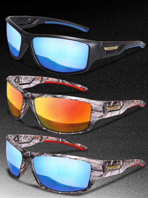 Sports Polarized Designer Luxury Sunglasses for Women & Men, 2024 New Personality Travel Accessories, Lightweight Durable for Outdoor Sun Protection Glasses for Back To School, Fall Outfits, Fall Freshness