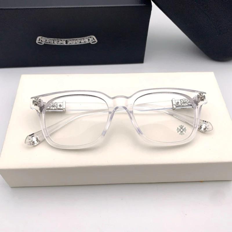 Chrom Heart Cox Ucker Glasses, Clear Frame Chrome Heart, Fashion Glasses, Trendy Accessories for Men & Women
