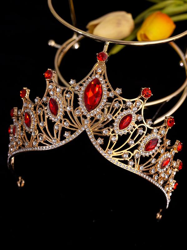 Baroque Style Crown Tiara, Vintage Style Crown Tiara for Wedding Bridal Party Formal Occasions, Fashion Hair Accessories for Women