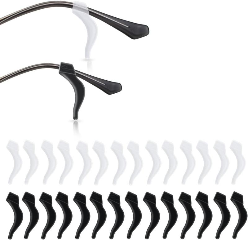 14 Pairs Ear Hook Glasses Strap Eyeglasses Ear Grip  Eyeglass Holder Anti-Slip Eyeglasses Ear Grip Hooks Safety Eyewear Retainer for Sunglasses Temple Tips Sleeve Retainers for Eyeglass