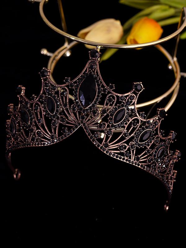 Baroque Style Crown Tiara, Vintage Style Crown Tiara for Wedding Bridal Party Formal Occasions, Fashion Hair Accessories for Women
