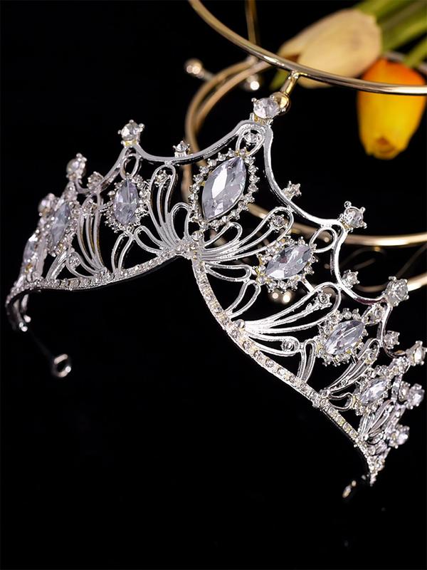 Baroque Style Crown Tiara, Vintage Style Crown Tiara for Wedding Bridal Party Formal Occasions, Fashion Hair Accessories for Women